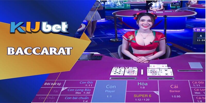 Baccarat là trò chơi game bài có luật cược đơn giản