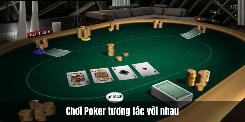 Chơi Poker tương tác với nhau trong casino dubai tại KUBET77